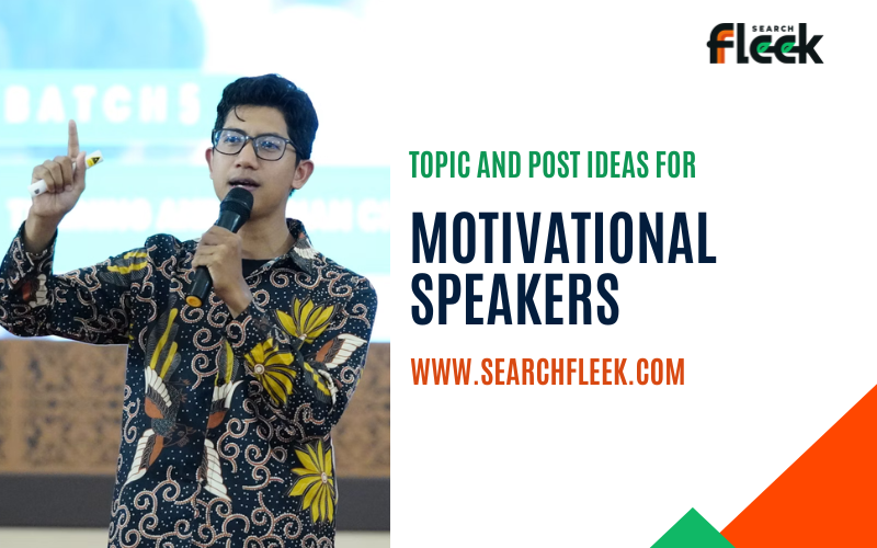 Blogging Ideas for Motivational Speakers