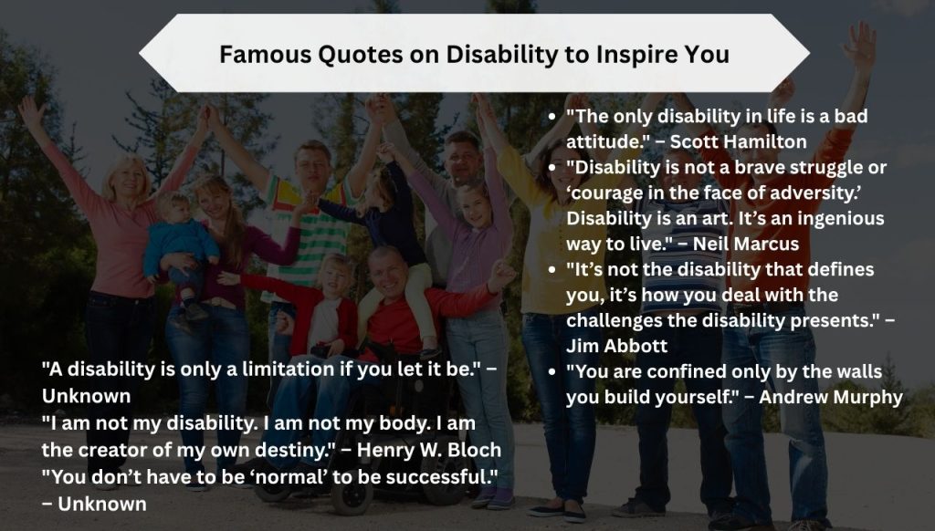 Famous Quotes on Disability to Inspire You