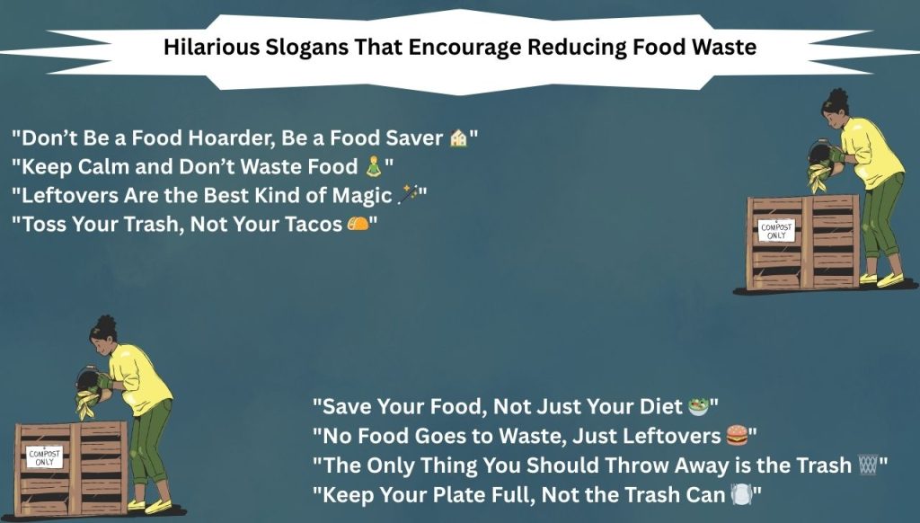 Hilarious Slogans That Encourage Reducing Food Waste