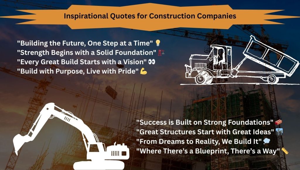 Inspirational Quotes for Construction Companies