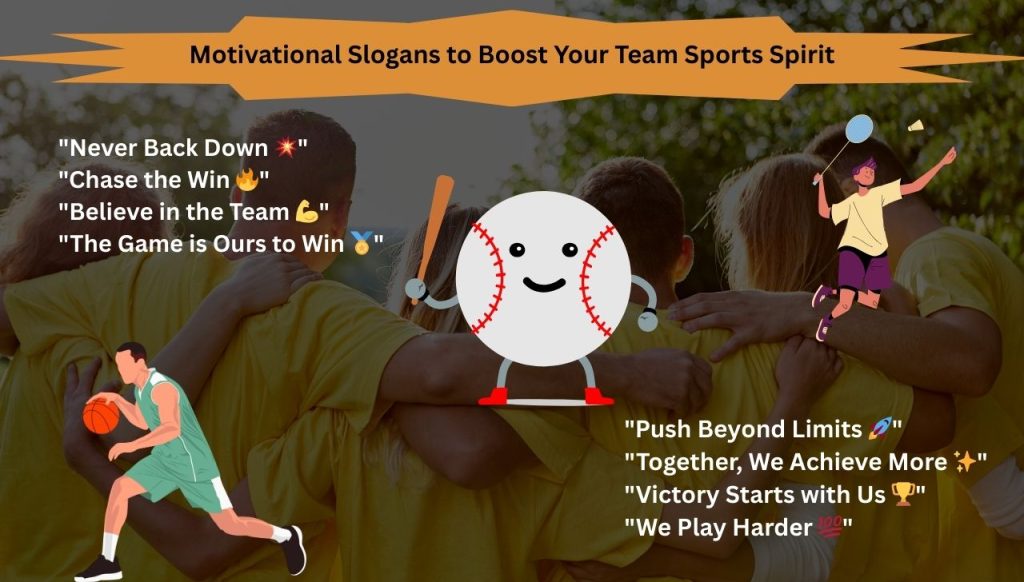 Motivational Slogans to Boost Your Team Sports Spirit