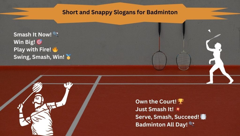 Short and Snappy Slogans for Badminton