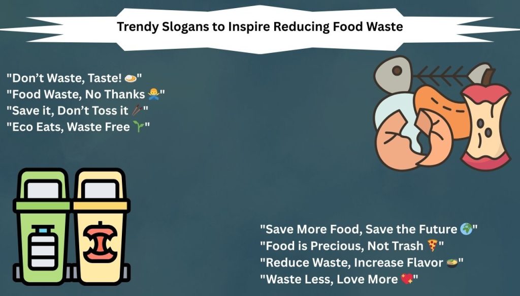 Trendy Slogans to Inspire Reducing Food Waste