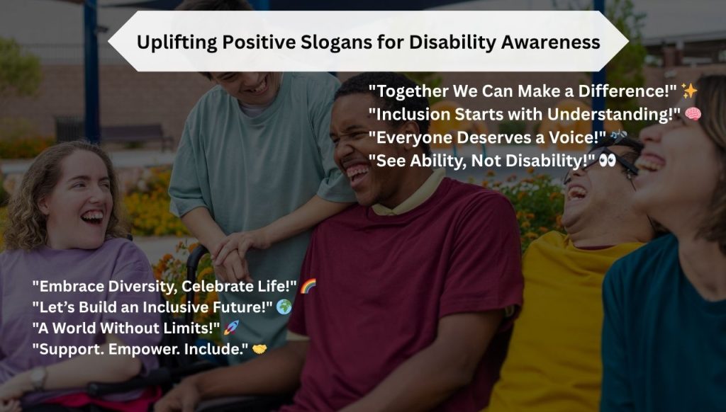 Uplifting Positive Slogans for Disability Awareness