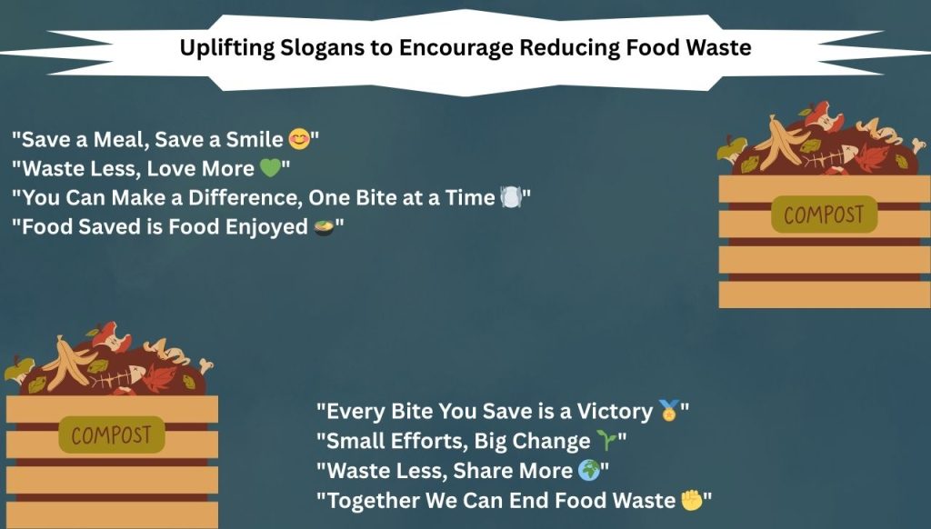 Uplifting Slogans to Encourage Reducing Food Waste