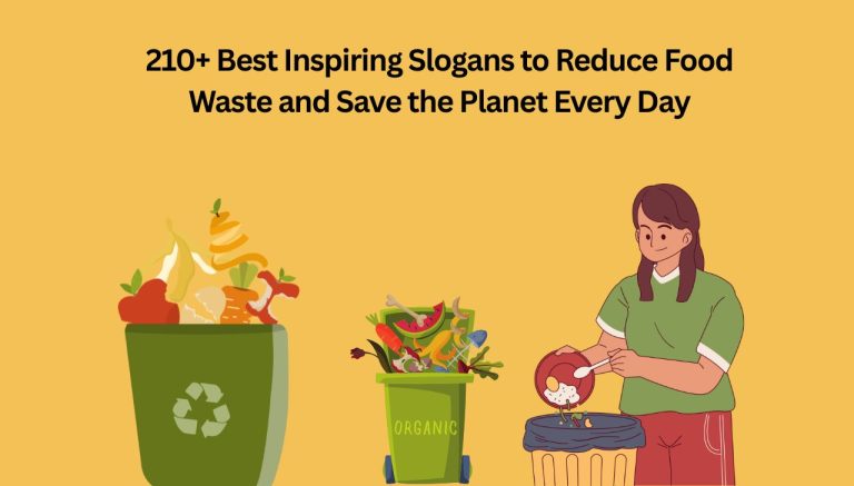 210+ Best Inspiring Slogans to Reduce Food Waste and Save the Planet Every Day