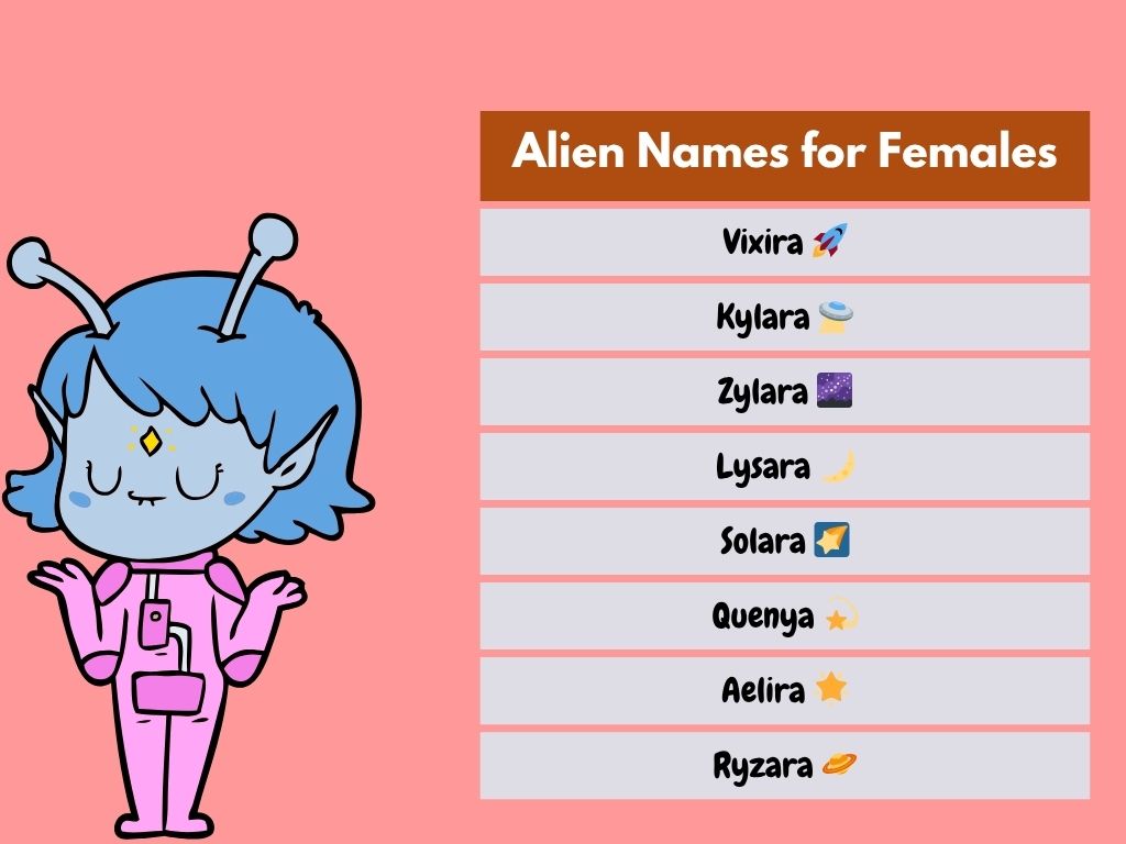 Alien Names for Females