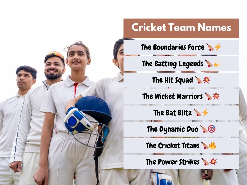 Cricket Team Names