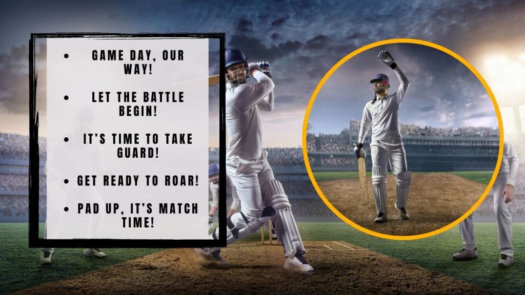 Exciting Slogans for Any Cricket Match Day
