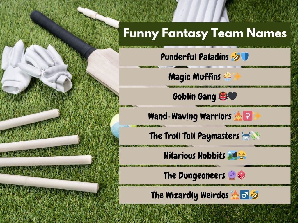 Funny Fantasy Team Names