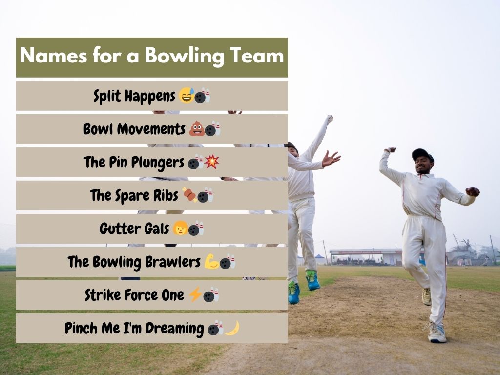 Funny Names for a Bowling Team