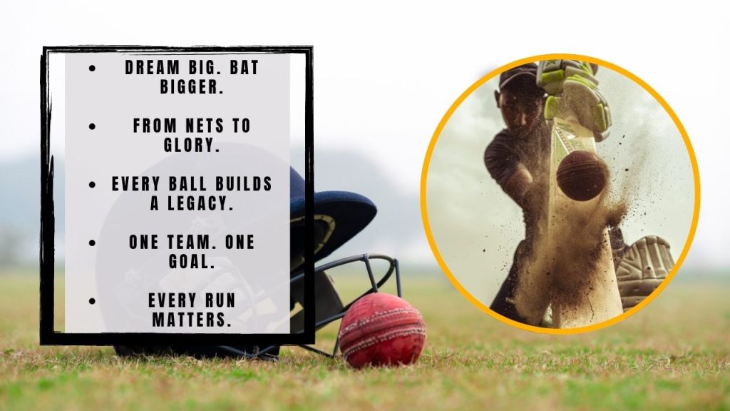 Inspiring Cricket Slogans to Cheer the Game