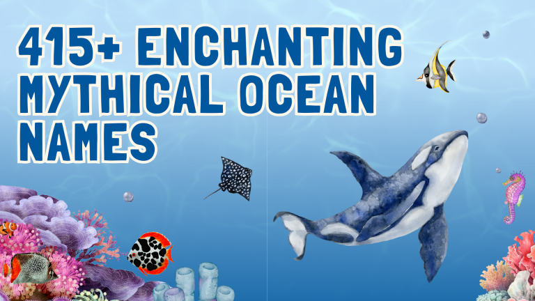 415+ Enchanting Mythical Ocean Names