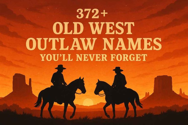 372+ Old West Outlaw Names You’ll Never Forget