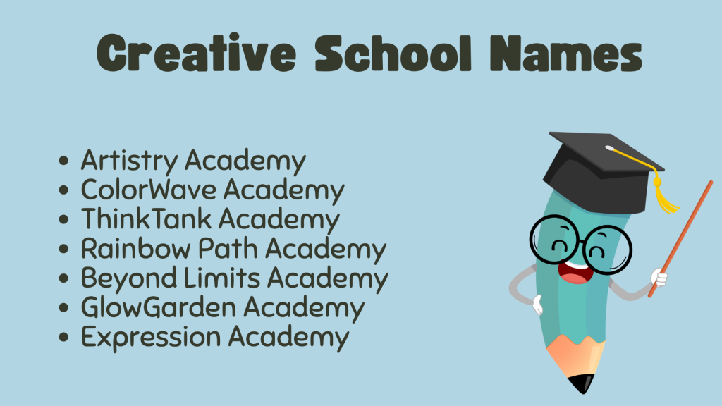 Creative School Names Names