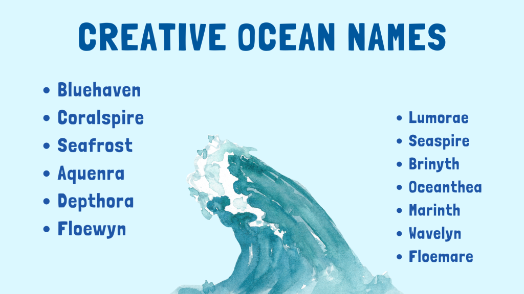 Creative Ocean Names