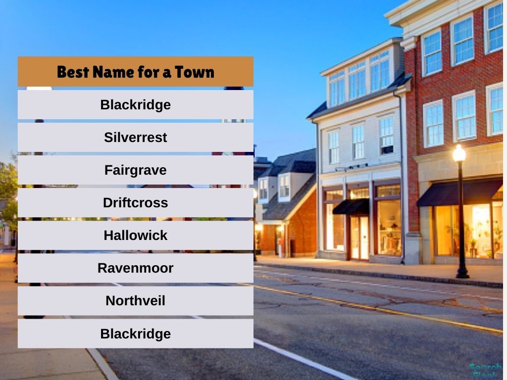 Best Name for a Town