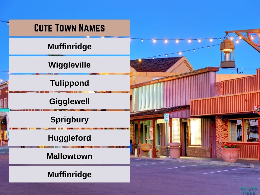 Cute Town Names With Charm and Whimsy