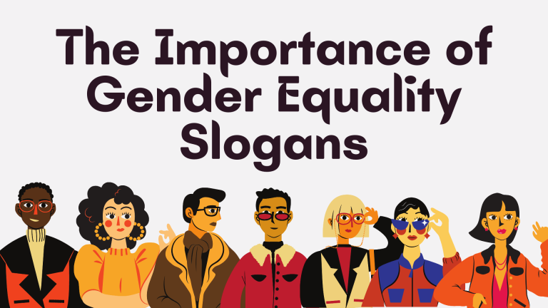 The Importance of Gender Equality Slogans