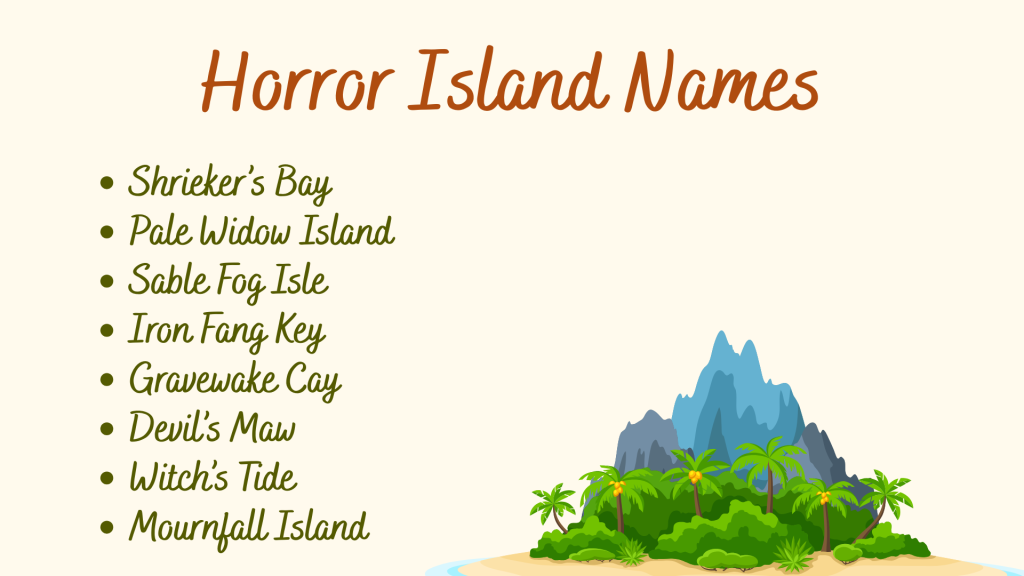 Horror Island Names