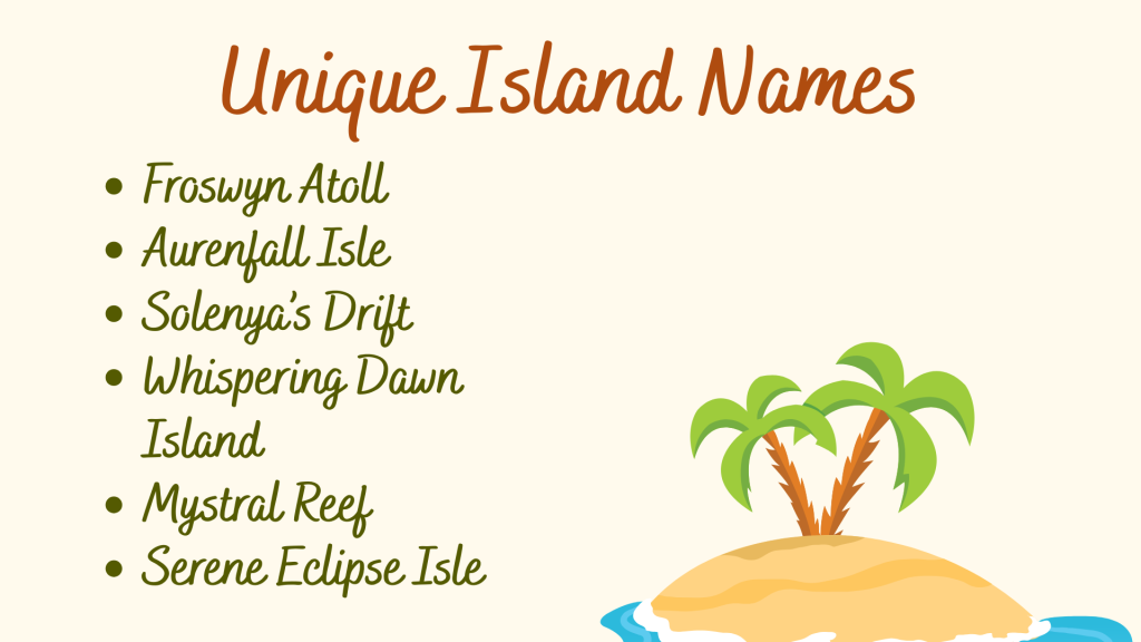 Unique Island Names