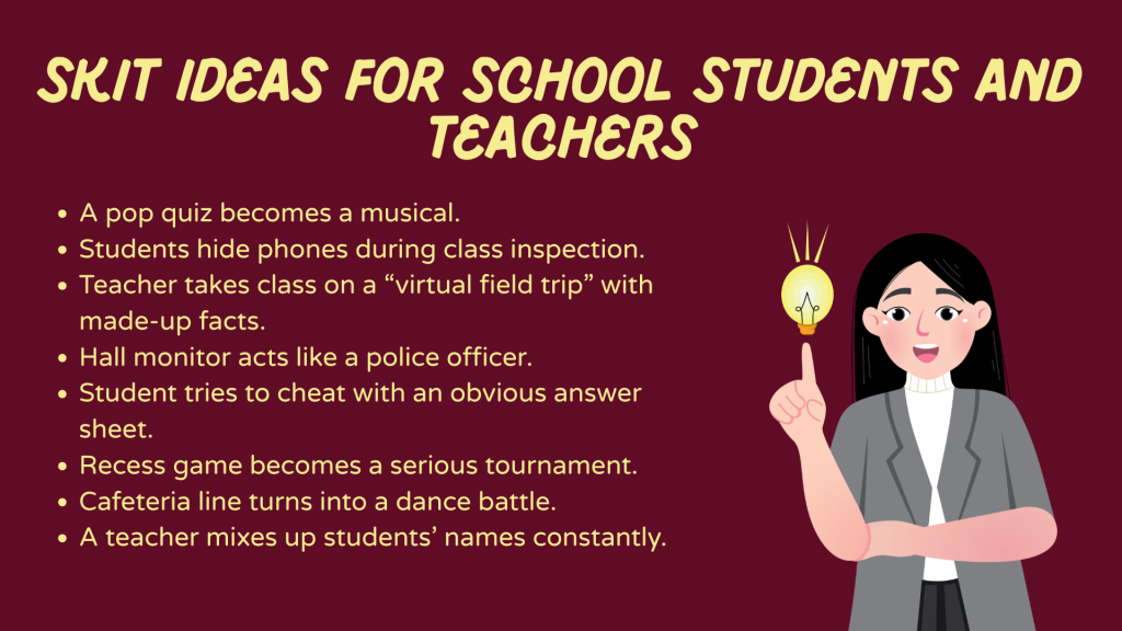 Skit Ideas for School Students and Teachers 