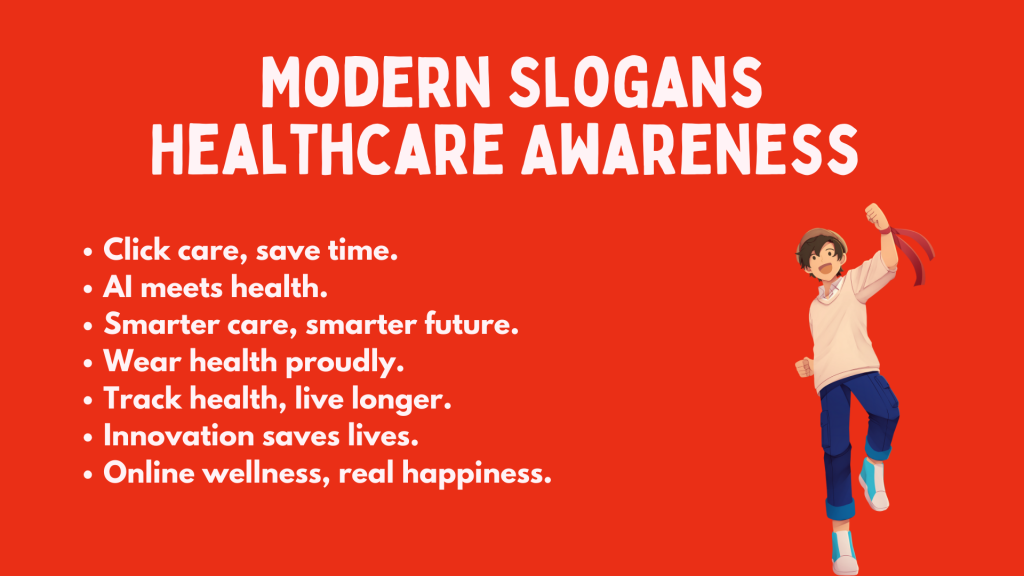 Modern Slogans Healthcare Awareness 