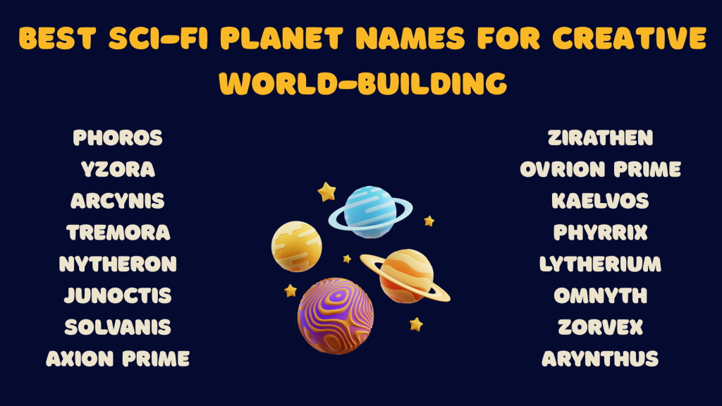 Best Sci-Fi Planet Names for Creative World-Building
