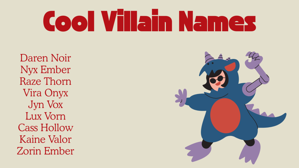 Cool Villain Names