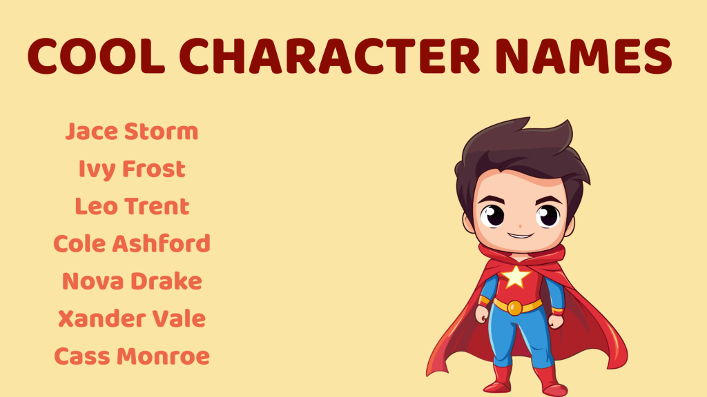 Cool Character Names