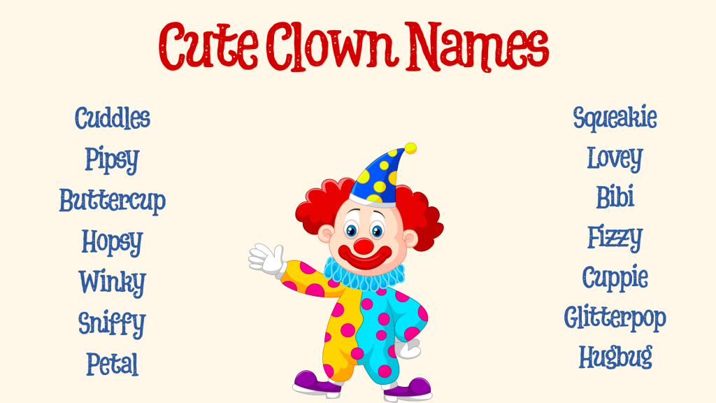 Cute Clown Names