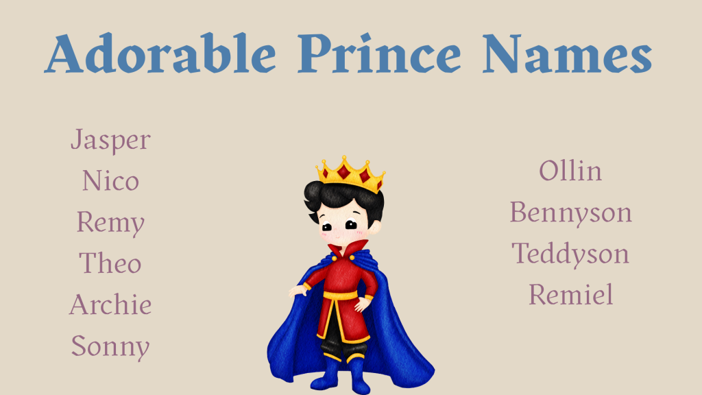 Adorable Prince Names