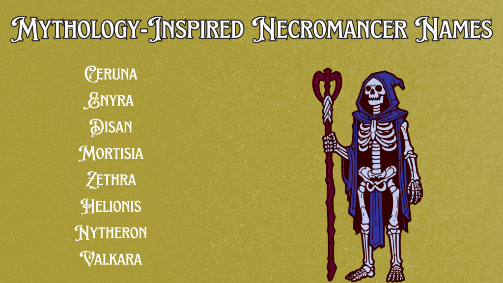 Mythology-Inspired Necromancer Names