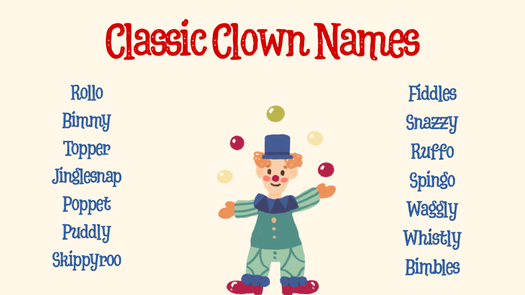 Classic Clown Names