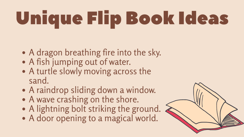 Unique Flip Book Ideas