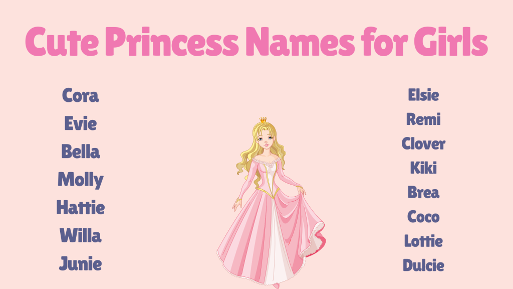 Cute Princess Names for Girls