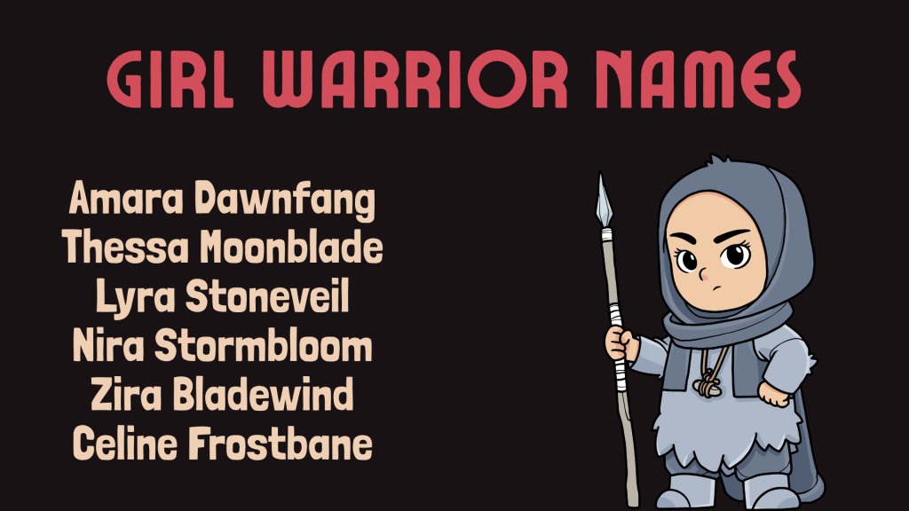 Girl Warrior Names