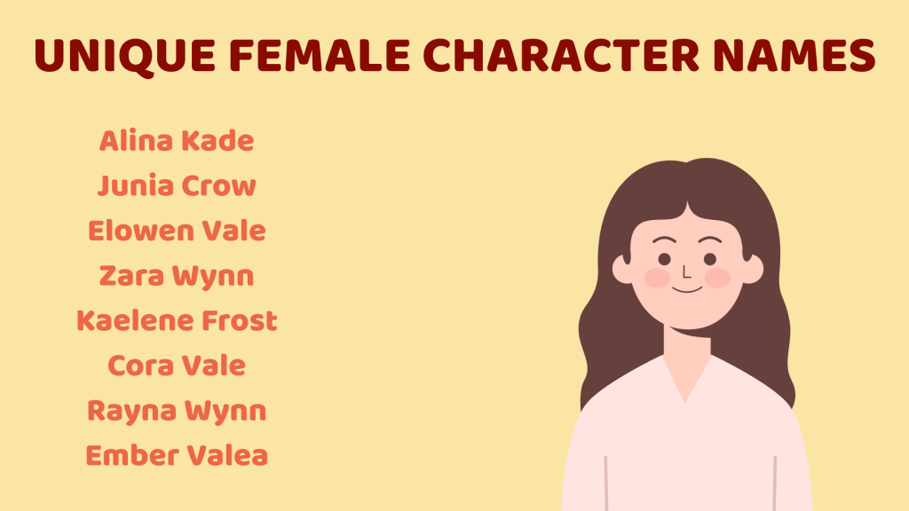 Unique Female Character Names