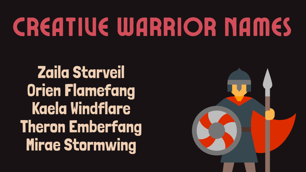 Creative Warrior Names