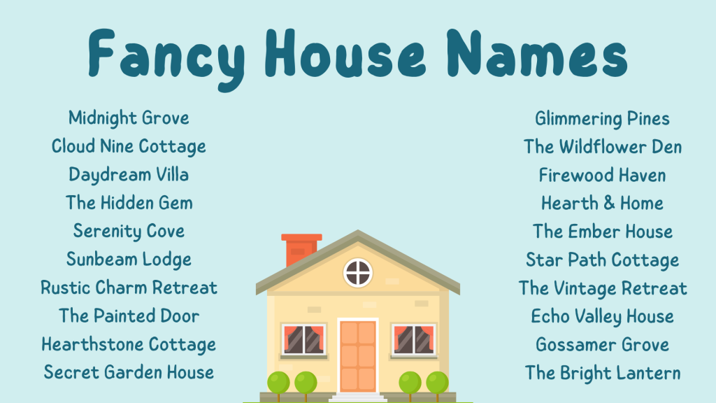 Fancy House Names