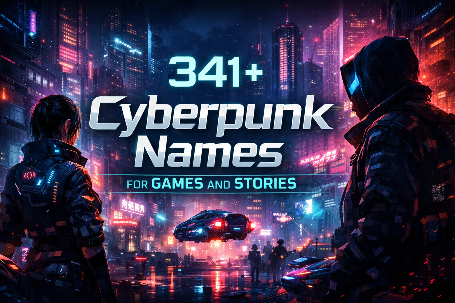 341+ Cyberpunk Names for Games and Stories