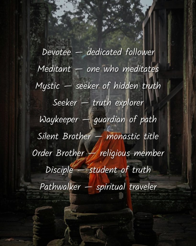 another_name_for_a_monk_in_different_traditions