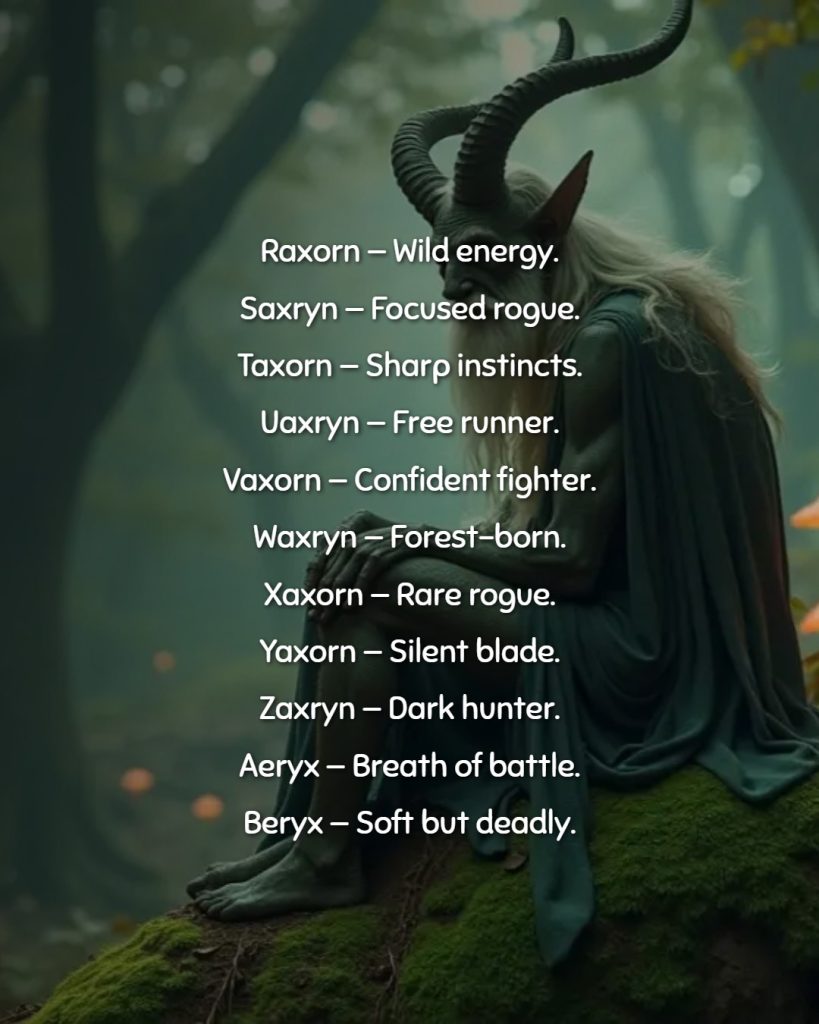 Dnd Satyr Names